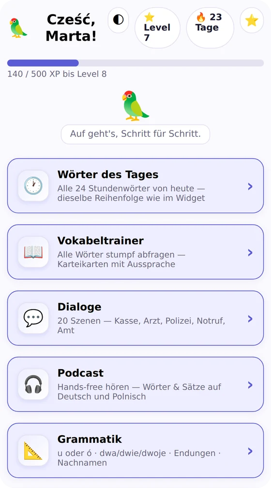 Papuga: Du siehst, was du kannst